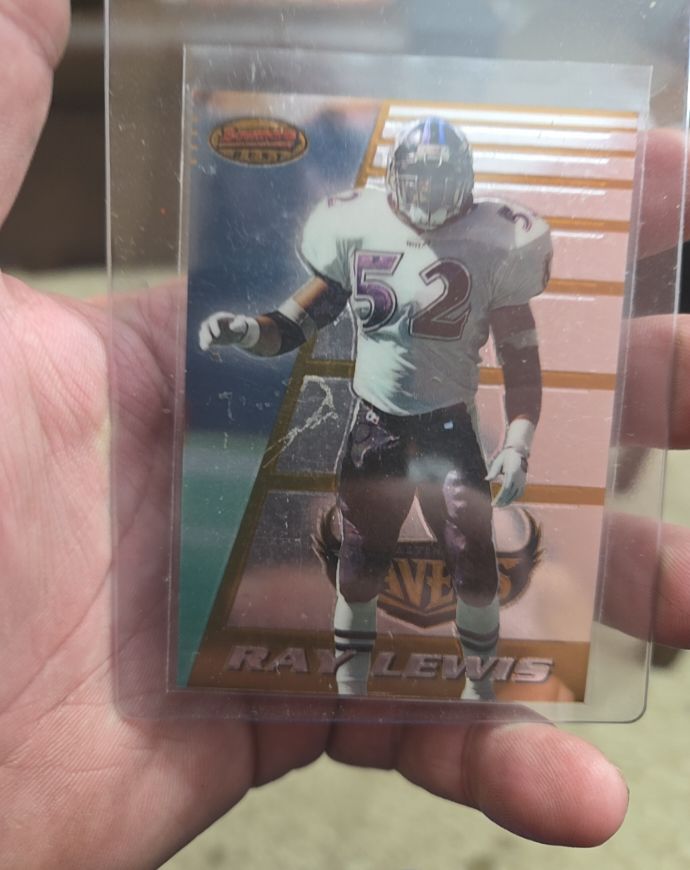 1996 Bowman's Best #164 Ray Lewis — front