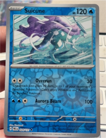 2025 Pokémon TCG Prismatic Evolutions #024 Suicune — front