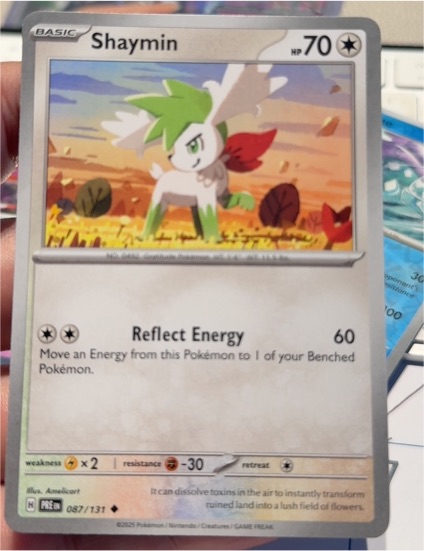 2025 Pokémon Scarlet & Violet Prismatic Evolutions #087 Shaymin — front