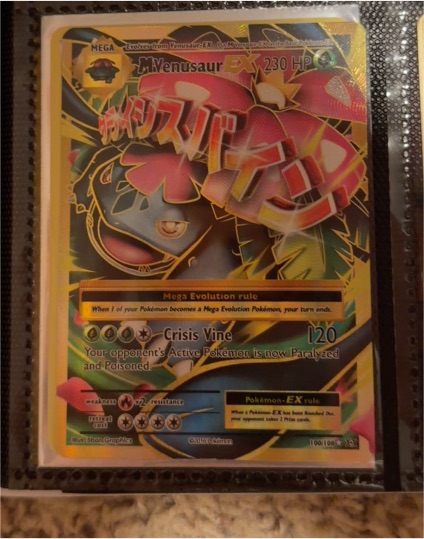 2016 Pokémon TCG XY Evolutions #100 Mega Venusaur EX — front