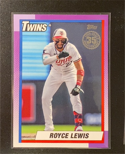 2025 Topps Series 2 1990 Topps #90B2-1 Royce Lewis — front