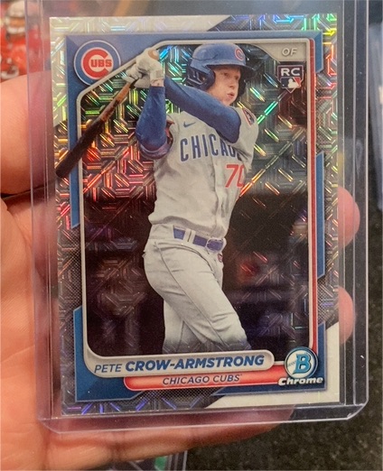 2024 Bowman Chrome #85 Pete Crow-Armstrong — front