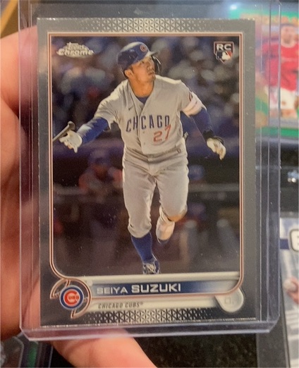 2022 Topps Chrome Update #USC115 Seiya Suzuki — front