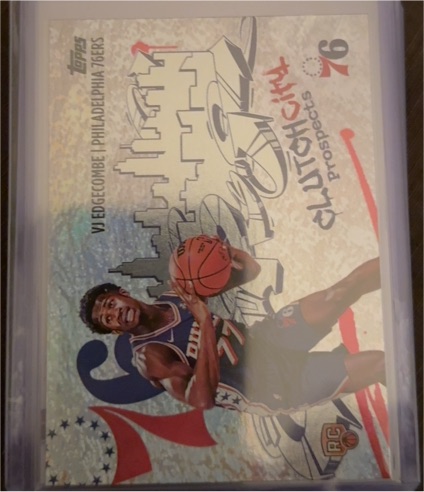 2025-26 Topps Basketball #CC-3 V.J. Edgecombe Clutch City Prospects — front