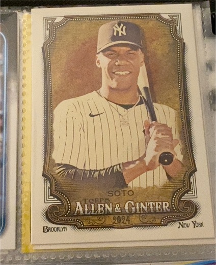 2024 Topps Allen & Ginter #50 Juan Soto New York Yankees — front