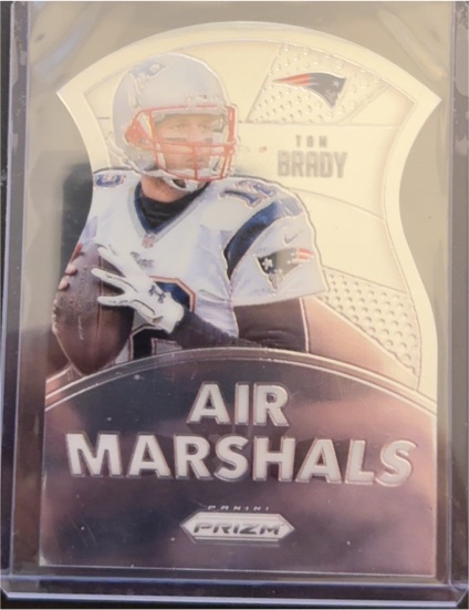 2015 Panini Prizm Air Marshals Die-Cut #AM8 Tom Brady — front