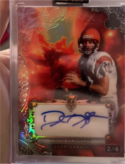 2024 Wild Card 7 Card Studs #2/4 David Klingler — front