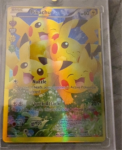 2016 Pokemon Generations Radiant Collection #RC29/RC32 Pikachu — front