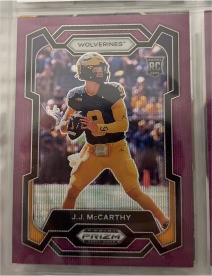 2024 Panini Prizm Draft Picks #132 J.J. McCarthy — front