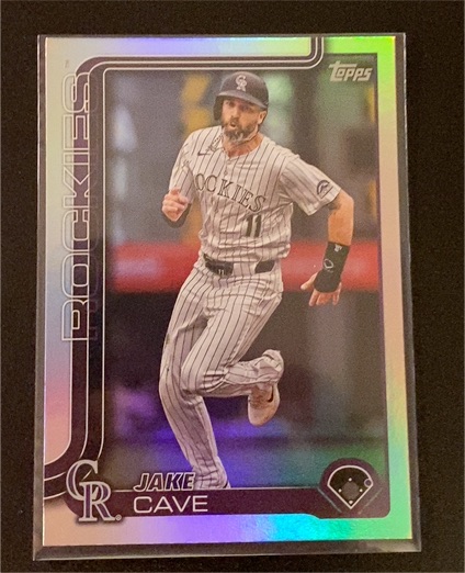 2025 Topps Series 1 #256 Jake Cave — front