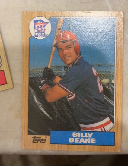 1987 Topps #114 Billy Beane — front