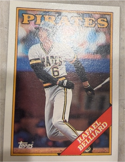 1988 Topps #221 Rafael Belliard — front