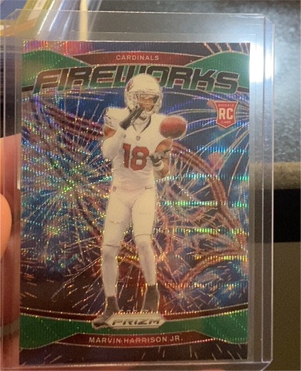 2024 Panini Prizm Fireworks #20 Marvin Harrison Jr. — front