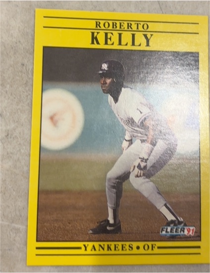 1991 Fleer #668 Roberto Kelly — front