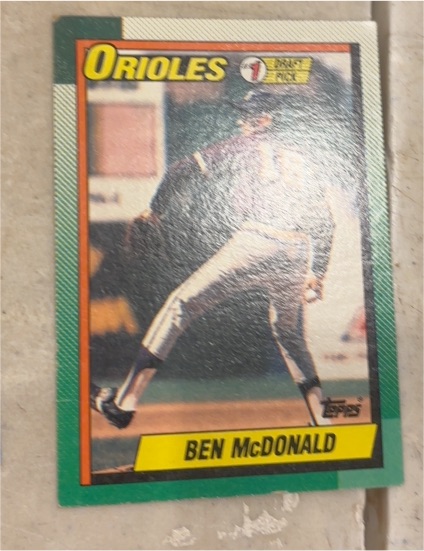 1990 Topps #1 Ben McDonald — front