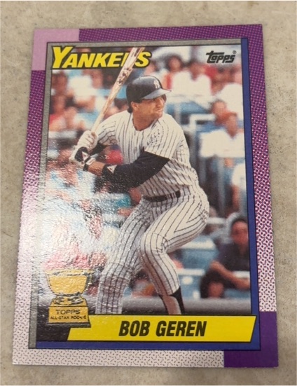 1990 Topps #536 Bob Geren — front