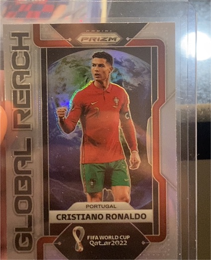 2022 Panini Prizm FIFA World Cup Qatar #17 Cristiano Ronaldo — front