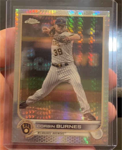 2022 Topps Chrome #167 Corbin Burnes — front