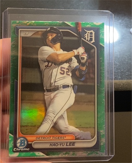 2024 Bowman Chrome #BCP-55 Hao-Yu Lee — front