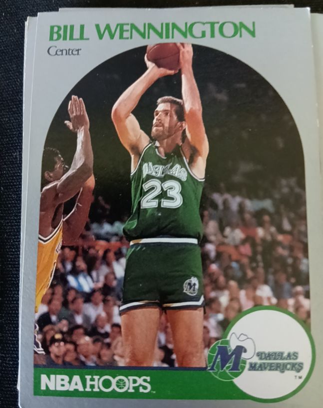 1990-91 NBA Hoops #89 Bill Wennington — front