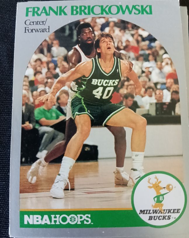 1990 NBA Hoops #417 Frank Brickowski — front