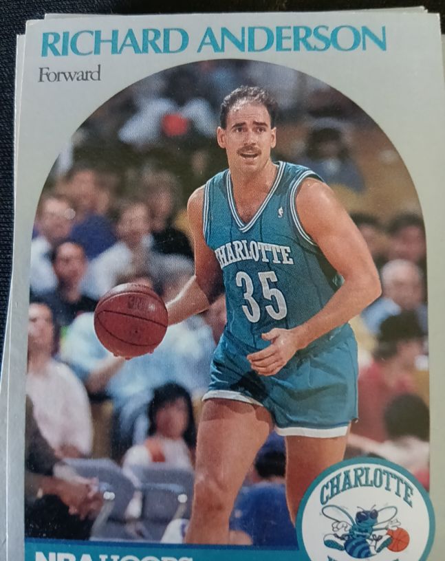 1990-91 Hoops #49 Richard Anderson — front