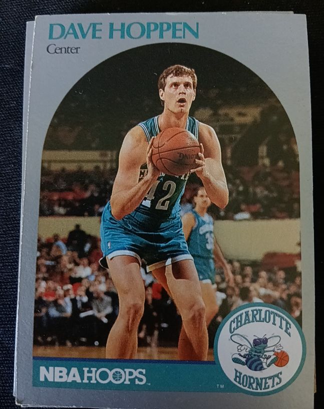 1990-91 NBA Hoops #55 Dave Hoppen — front