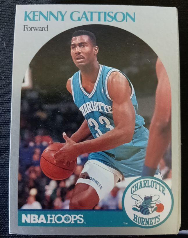 1990-91 NBA Hoops #53 Kenny Gattison — front