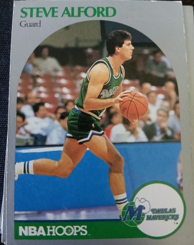 1990-91 NBA Hoops #81 Steve Alford — front