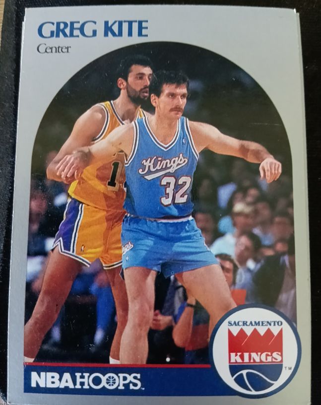 1990-91 NBA Hoops #258 Greg Kite — front