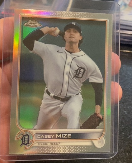 2022 Topps Chrome #162 Casey Mize — front