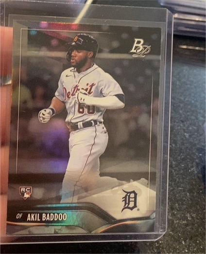 2021 Bowman Platinum #90 Akil Baddoo — front