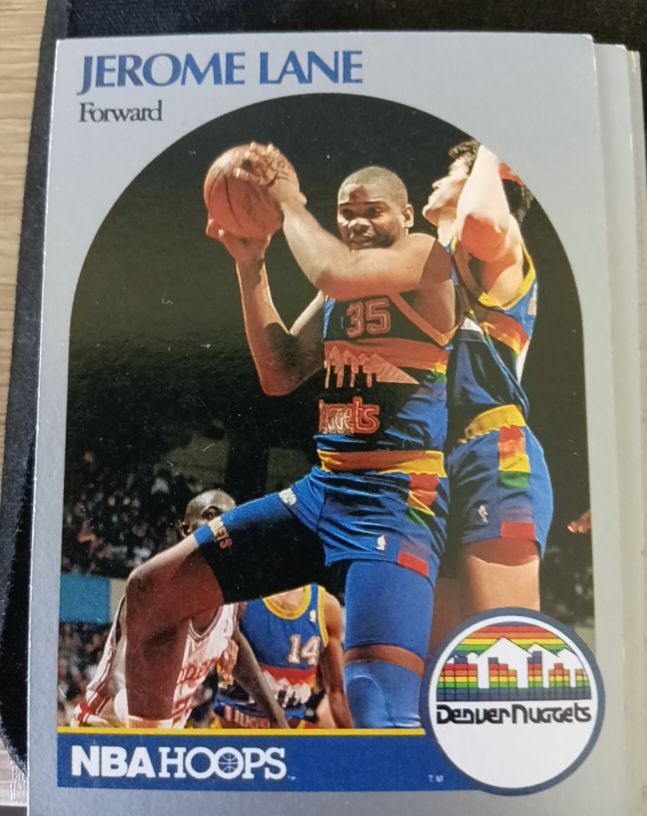 1990-91 Hoops #96 Jerome Lane — front