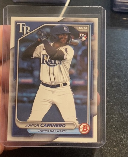 2024 Bowman #20 Junior Caminero — front