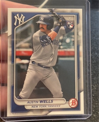 2024 Bowman #87 Austin Wells — front