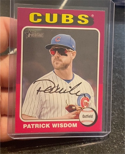 2024 Topps Heritage Mini #428 Patrick Wisdom — front