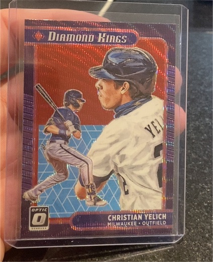 2021 Donruss Optic Diamond Kings #24 Christian Yelich — front