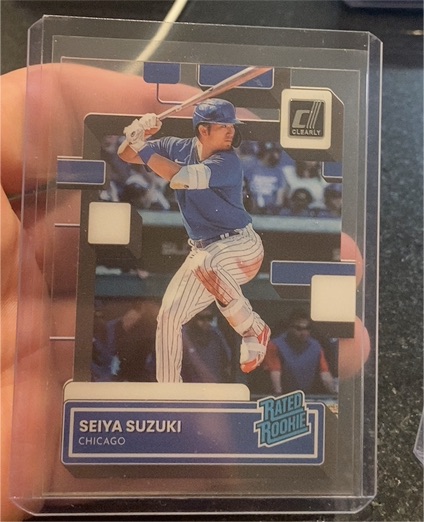 2022 Panini Chronicles Clearly Donruss #55 Seiya Suzuki — front