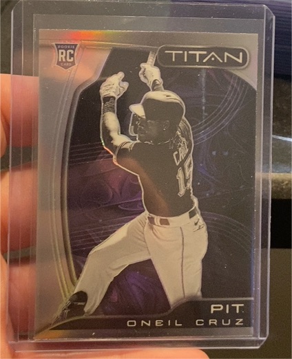2022 Panini Chronicles Titan #3 Oneil Cruz Rookie Card — front