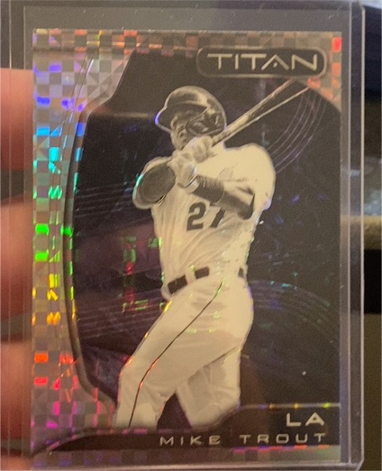 2022 Panini Chronicles Titan #20 Mike Trout — front