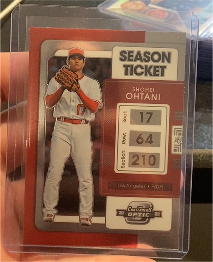 2022 Panini Chronicles Contenders Optic #4 Shohei Ohtani — front