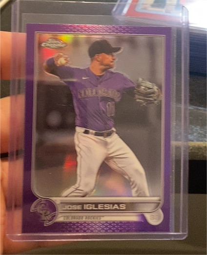 2022 Topps Chrome Update #USC80 Jose Iglesias — front