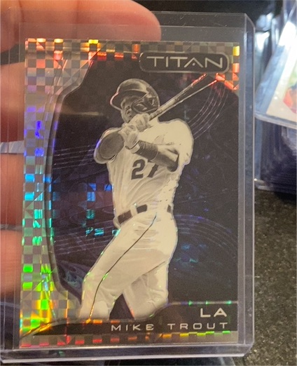 2022 Panini Chronicles Titan #20 Mike Trout — front