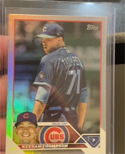 2023 Topps Series 1 #40 Keegan Thompson — front