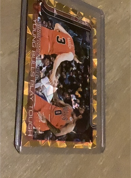 2025-26 Topps #277 Windy City Wonder: Young Bulls Play Tough — front