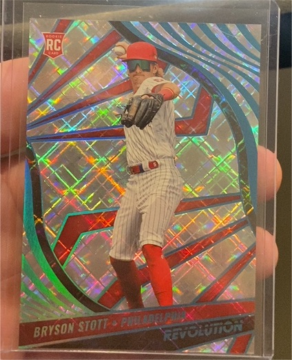 2022 Panini Chronicles Revolution Baseball Astro Rookie Card RC #40 Bryson Stott — front