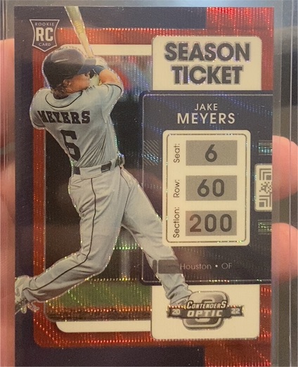 2022 Panini Chronicles Contenders Optic #9 Jake Meyers — front