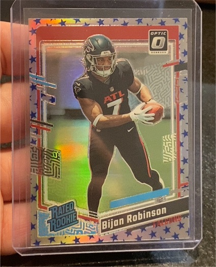 2023 Panini Donruss Optic #206 Bijan Robinson — front