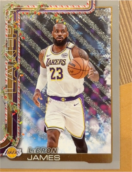 2025-26 Topps Holiday #H119 LeBron James — front
