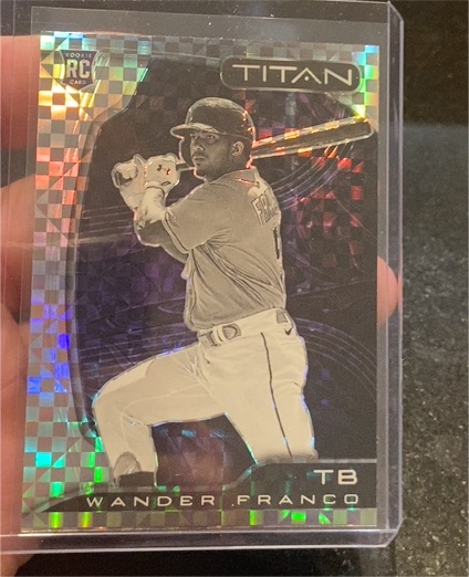 2022 Panini Chronicles Titan Building Blocks Prizm #1 Wander Franco — front